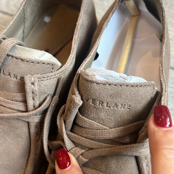 Everlane men’s sepia suede the dessert lace up shoe size 8 like new - Picture 6 of 10